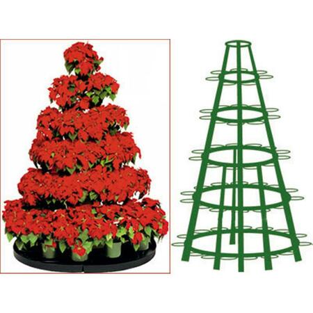 CREATIVE DISPLAY 7 ft. Full Round Tree Rack Rack 706SP